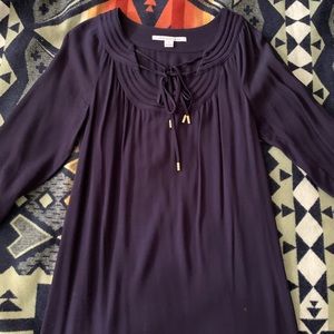 Diane von Furstenberg navy dress